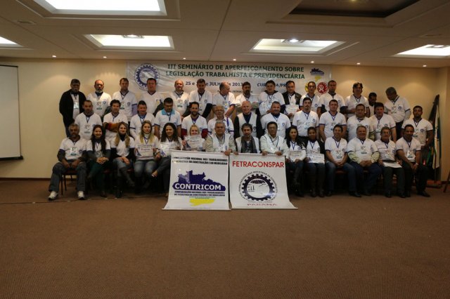 Foto com os participantes do Seminario
